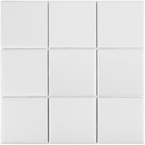 Плитка Starmosaic Homework White Matt 9.7x9.7 30x30 см, поверхность матовая
