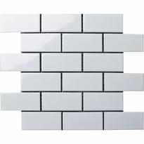 Плитка Starmosaic Mosaic Brick White Glossy 28.8x29.4 см, поверхность глянец
