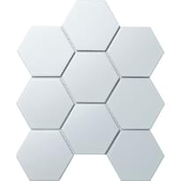 Плитка Starmosaic Mosaic Hexagon Big White Matt 25.6x29.5 см, поверхность матовая