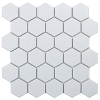 Плитка Starmosaic Mosaic Hexagon Small White Matt 27.2x28.2 см, поверхность матовая
