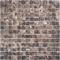 Плитка Starmosaic Wild Stone Mosaic 20x20 Dark Emperador Matt 30.5x30.5 см, поверхность матовая