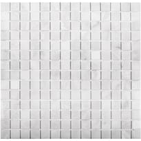 Плитка Starmosaic Wild Stone Mosaic 20x20 White Polished 30.5x30.5 см, поверхность полированная