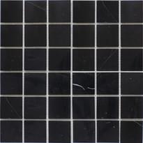 Плитка Starmosaic Wild Stone Mosaic 48x48 Black Polished 30.5x30.5 см, поверхность полированная