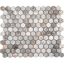 Плитка Starmosaic Wild Stone Mosaic Hexagon Vlgp 23x23 30x30 см, поверхность полированная
