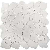 Плитка Starmosaic Wild Stone Mosaic Split White Matt 30.5x30.5 см, поверхность матовая