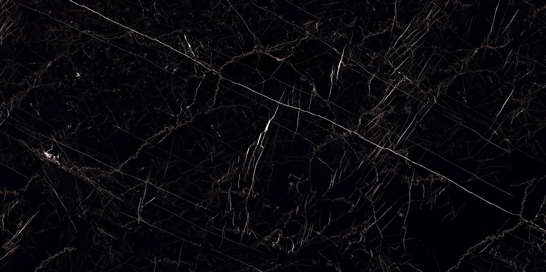 Плитка Staro Slab Nero Marquina Matt 120x270 см, поверхность матовая