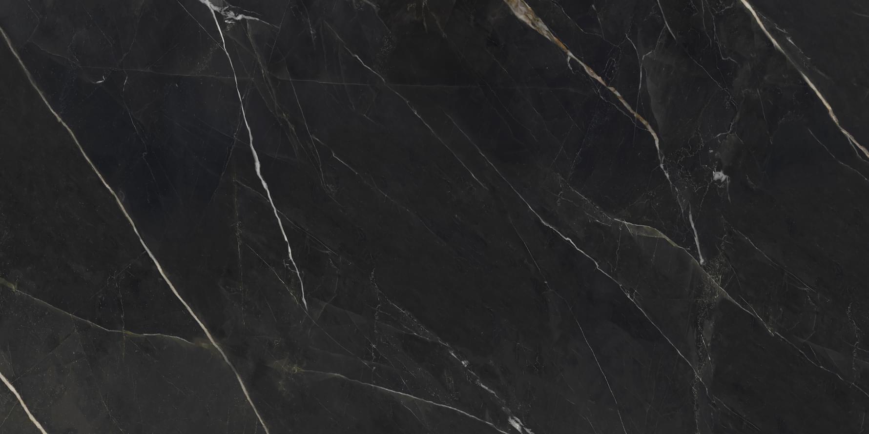 Плитка Staro Slab2 Calacatta Black Matt 160x320 см, поверхность матовая