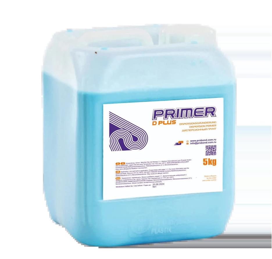 Steinholz Сопутствующие Товары Грунт PRIMER D PLUS 1-компонентный 5 кг воднодисперсионный грунтовка поверхность 