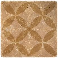 Плитка Stone4Home Travertine Decor Toscana Ornament №2 10x10 см, поверхность матовая