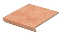 Плитка Stroeher Euramic Cavar Ступень - Флорентинер 542 Passione 29.4x34 см, поверхность матовая, рельефная