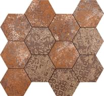 Плитка Supergres Remake Bronze Mosaic 29.8x34.5 см, поверхность матовая
