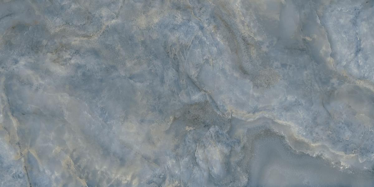 Плитка Surface Lab Ониче Голубой Лаппатированный Обрезной 119.5x238.5 см, поверхность полированная