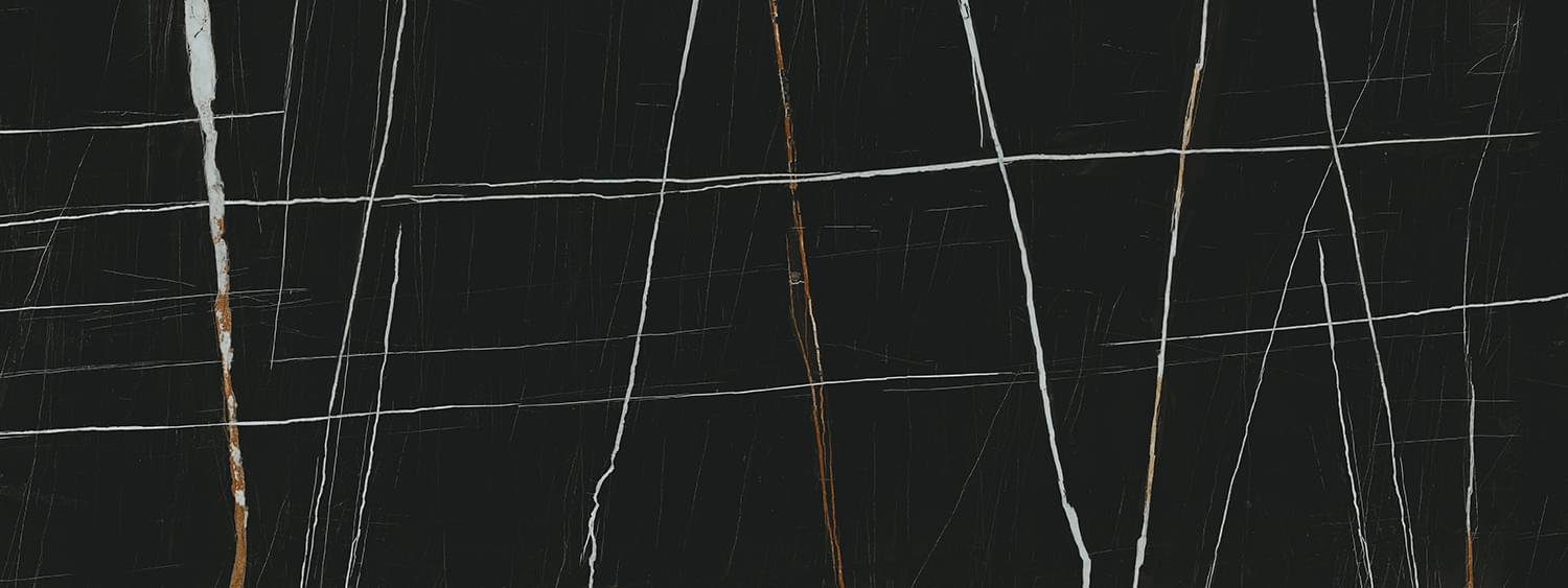 Плитка Surface Lab Сахара Блэк Лаппатированный 6 mm 119.5x320 см, поверхность полированная