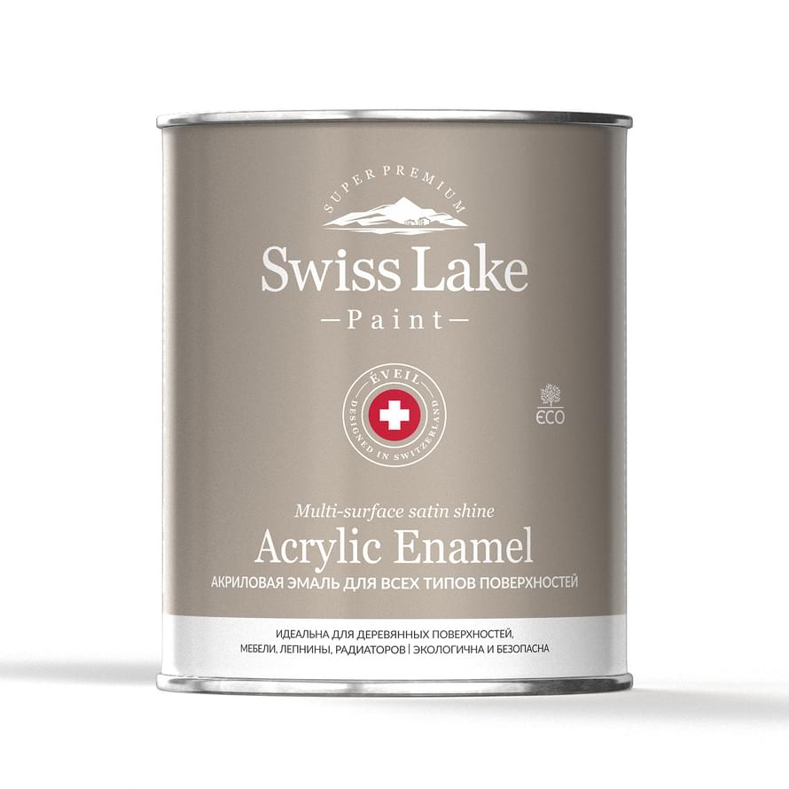 Swiss Lake Интерьерные Краски Acrylic Enamel 0.9 л Swiss Lake Интерьерные Краски Acrylic Enamel 0.9 л
