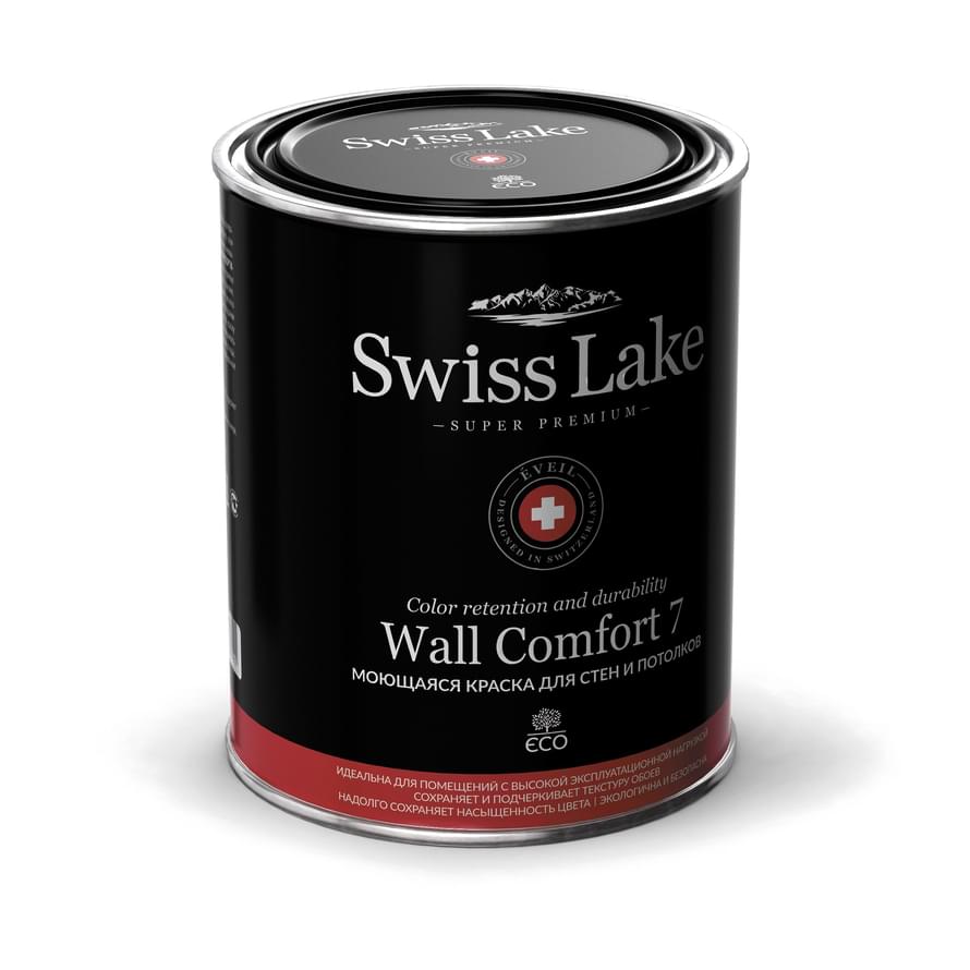 Swiss Lake Интерьерные Краски Wall Comfort 7 2.7 л акриловая краска поверхность