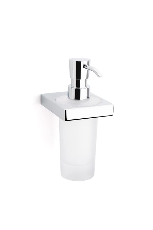 Плитка System Flat Дозатор FLAT для жидкого мыла хром  поверхность глянец