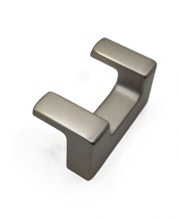 Плитка System Flat Крючок FLAT двойной никель  поверхность матовая