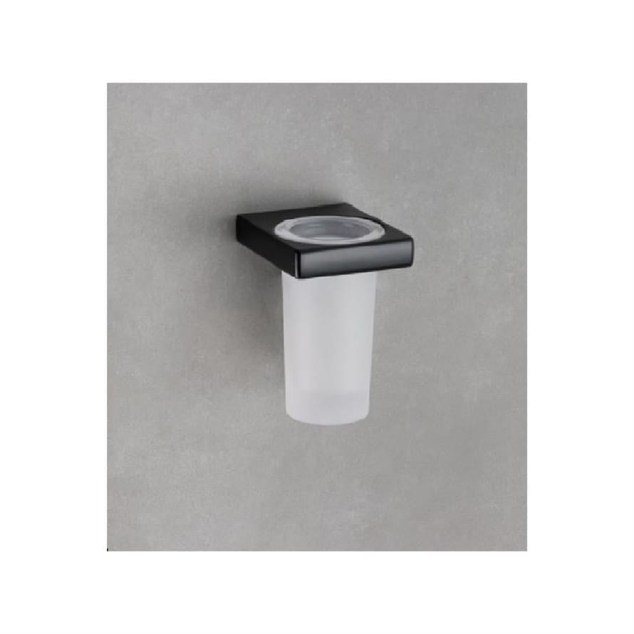 Плитка System Flat Стакан FLAT черный матовый  поверхность матовая