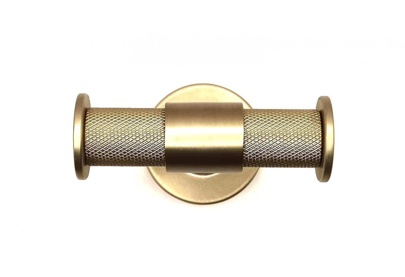 Плитка System Flexu Крючок FLEXU двойной золото матовый  поверхность матовая