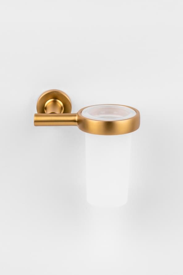 Плитка System Hoop Стакан HOOP золото матовый  поверхность матовая