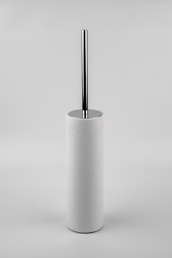 Плитка System Stone Ершик искусственный камень белый/хром  поверхность матовая