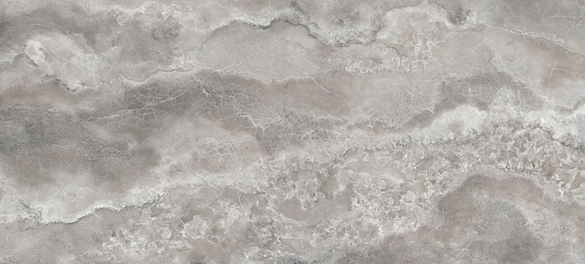 Плитка Tagina Onyx Diamond Grey Agate Luc 60x120 см, поверхность полуполированная