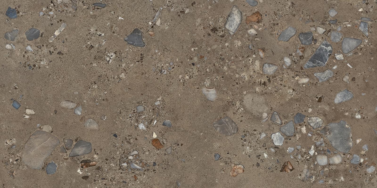 Плитка Tagina Riverstone Rock Brown Soft 60x120 см, поверхность полуполированная