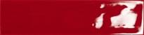 Плитка Tau Maiolica Gloss Red 7.5x30 см, поверхность глянец