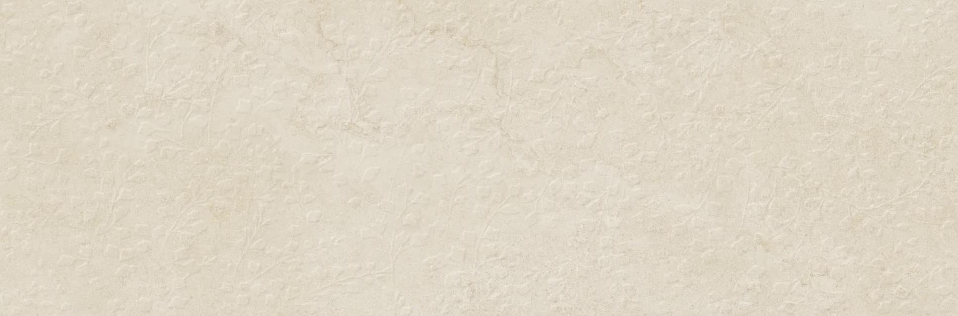 Плитка Tau Portwall Rlv Bloom Sand 33.3x100 см, поверхность матовая, рельефная