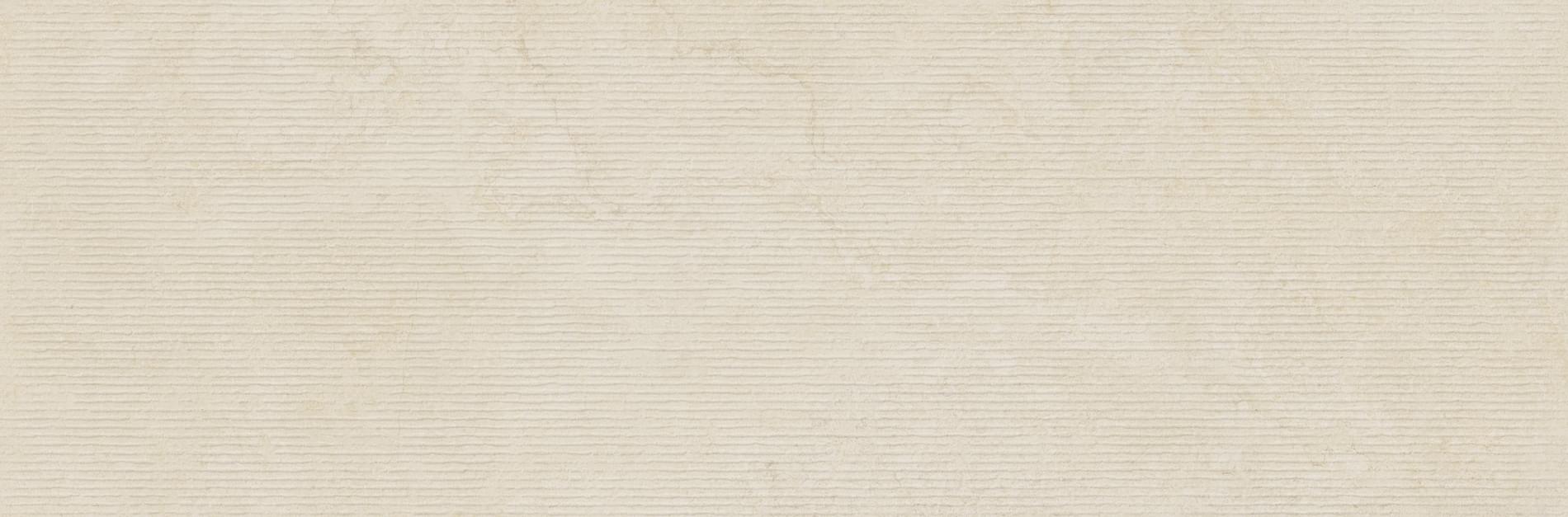 Плитка Tau Portwall Rlv Mache Sand 33.3x100 см, поверхность матовая, рельефная