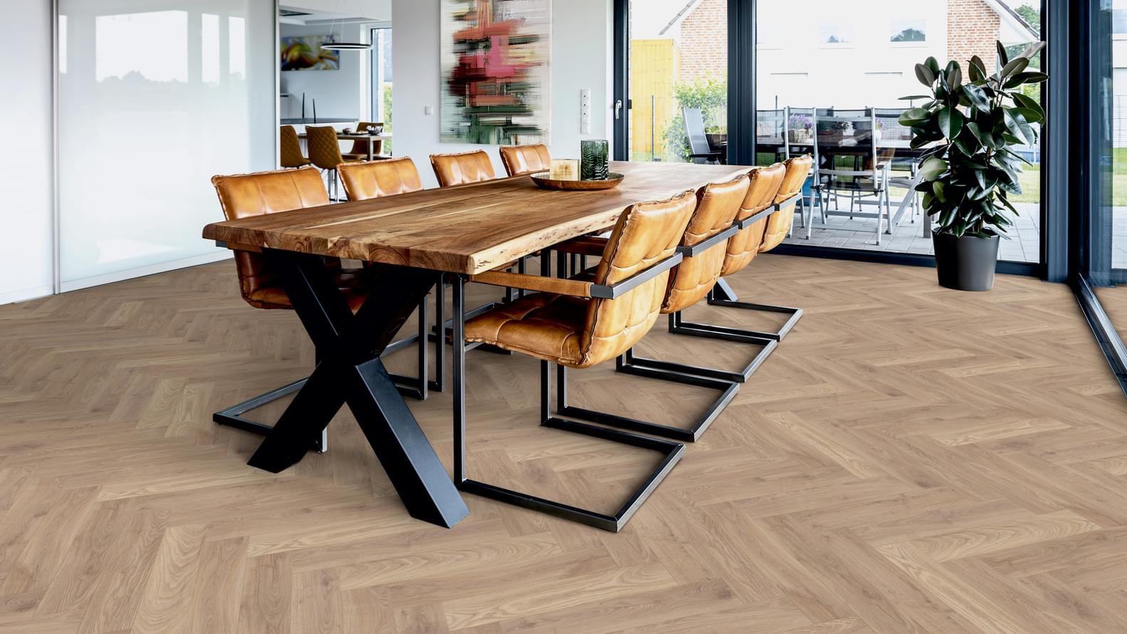 ламинат фабрики Ter Hurne коллекция Herringbone Edition