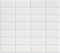 Плитка Terratinta Betonbrick Wall White Diamond Glossy 7.5x15 см, поверхность глянец