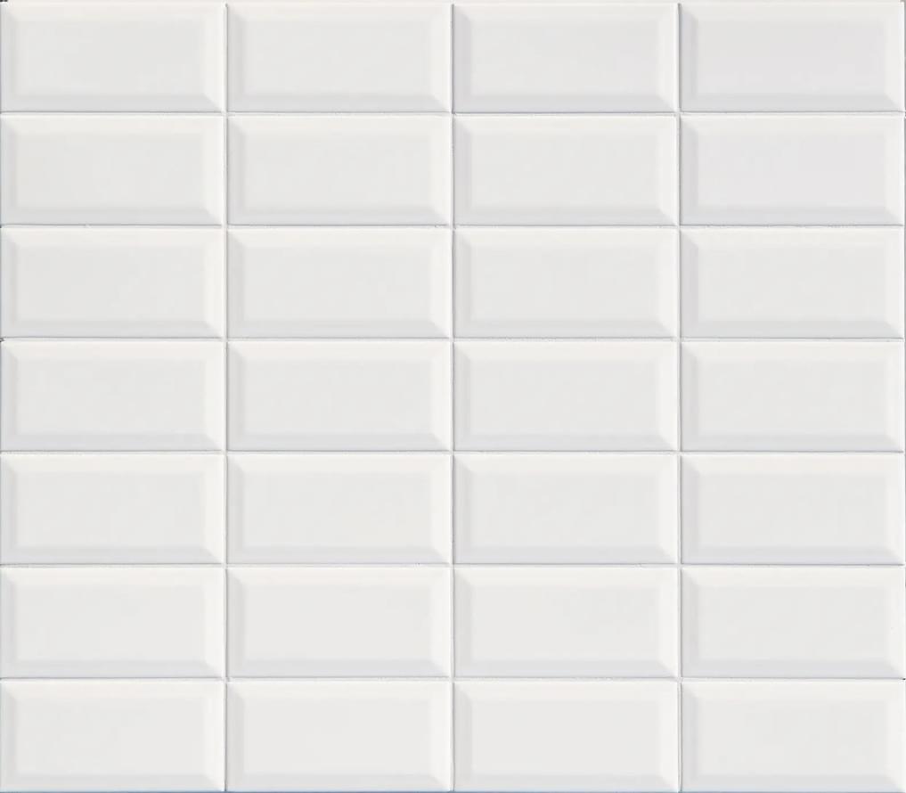 Terratinta Betonbrick Wall White Diamond Glossy 7.5x15