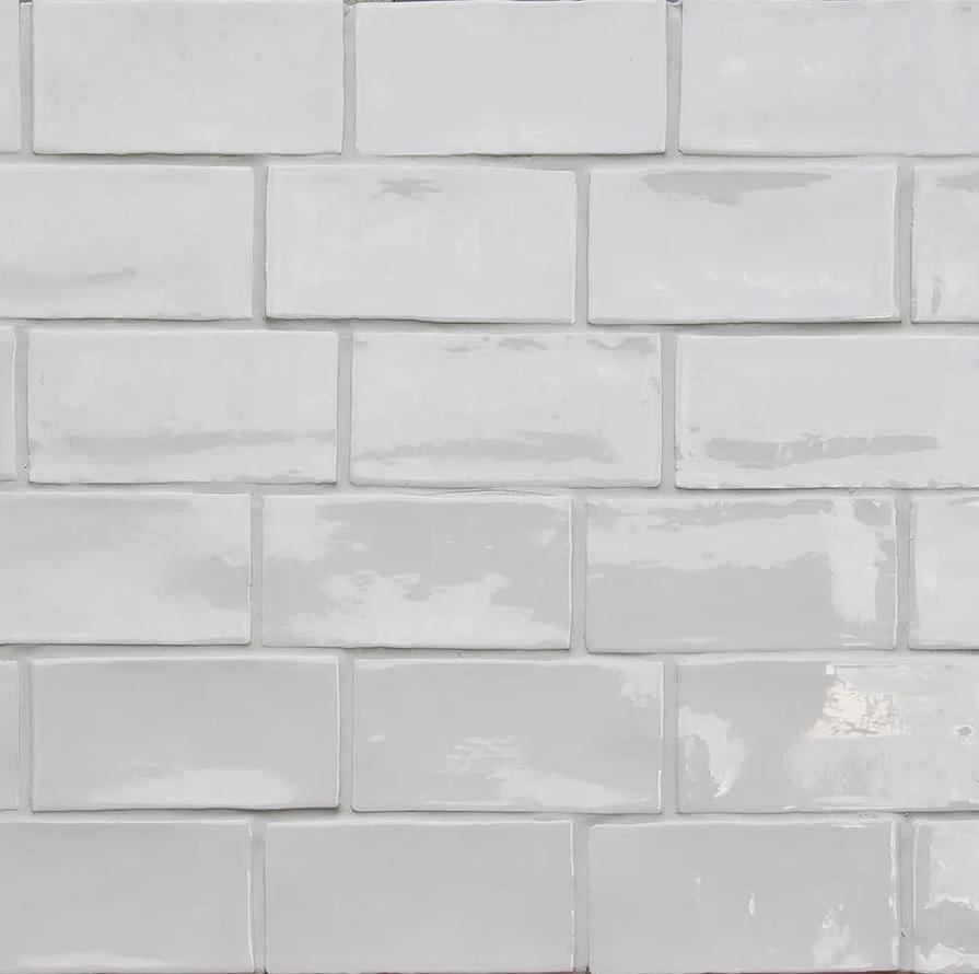Terratinta Betonbrick Wall White Glossy 7.5x15