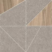 Плитка Terratinta Grained Zinc Tangram 29x29 см, поверхность матовая, рельефная