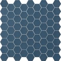 Плитка Terratinta Hexa Aegean Blue Mosaic 31.6x31.6 см, поверхность матовая