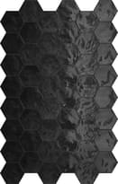 Плитка Terratinta Hexa Black Swan Wall Glossy 17.3x15 см, поверхность глянец