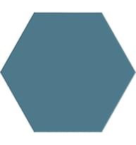 Плитка Terratinta Hexa Cadet Blue 14x16 см, поверхность матовая