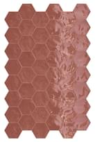 Плитка Terratinta Hexa Cherry Pie Wall Glossy 17.3x15 см, поверхность глянец