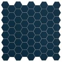 Плитка Terratinta Hexa Deep Navy Mosaic 31.6x31.6 см, поверхность матовая