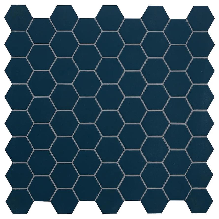 Terratinta Hexa Deep Navy Mosaic 31.6x31.6