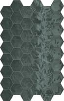 Плитка Terratinta Hexa Green Echo Wall Glossy 17.3x15 см, поверхность глянец