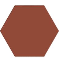 Плитка Terratinta Hexa Rusty Red 14x16 см, поверхность матовая