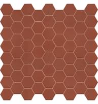 Плитка Terratinta Hexa Rusty Red Mosaic 31.6x31.6 см, поверхность матовая