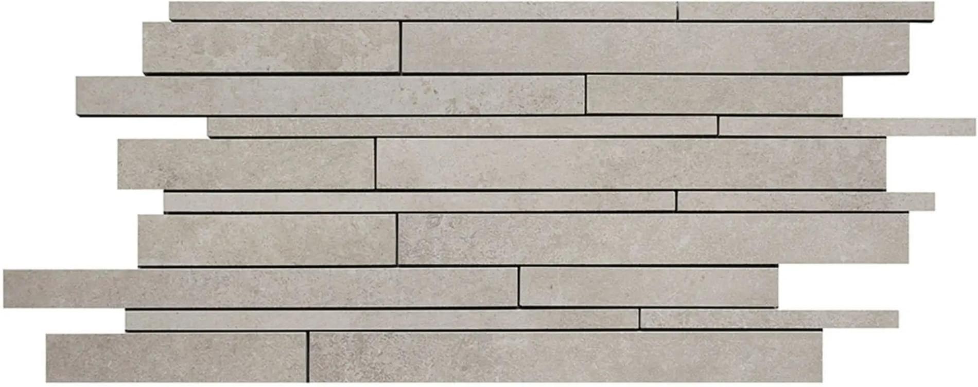 Terratinta Stonedesign Ash Mosaic Brick Chiselled 30x60