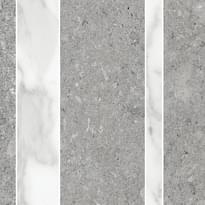 Плитка Terratinta Vicentina Cenere Marmo Apuano Strips Mix Matt Honed 29x29 см, поверхность микс