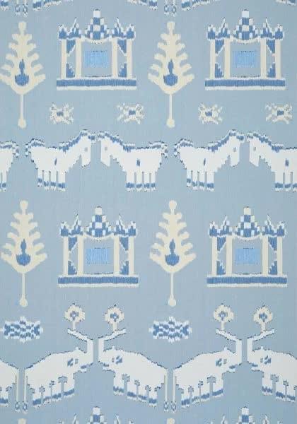 Thibaut Ceylon Kingdom Parade Spa Blue 8.23x68.58
