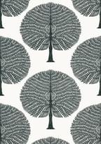 Thibaut Ceylon Mulberry Tree Black And White 8.23м x 68.58см поверхность матовая