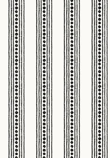 Thibaut Ceylon New Haven Stripe Black 8.23x68.58