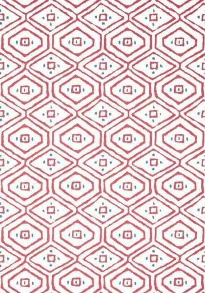 Thibaut Ceylon Pass-A-Grille Red 8.23x68.58